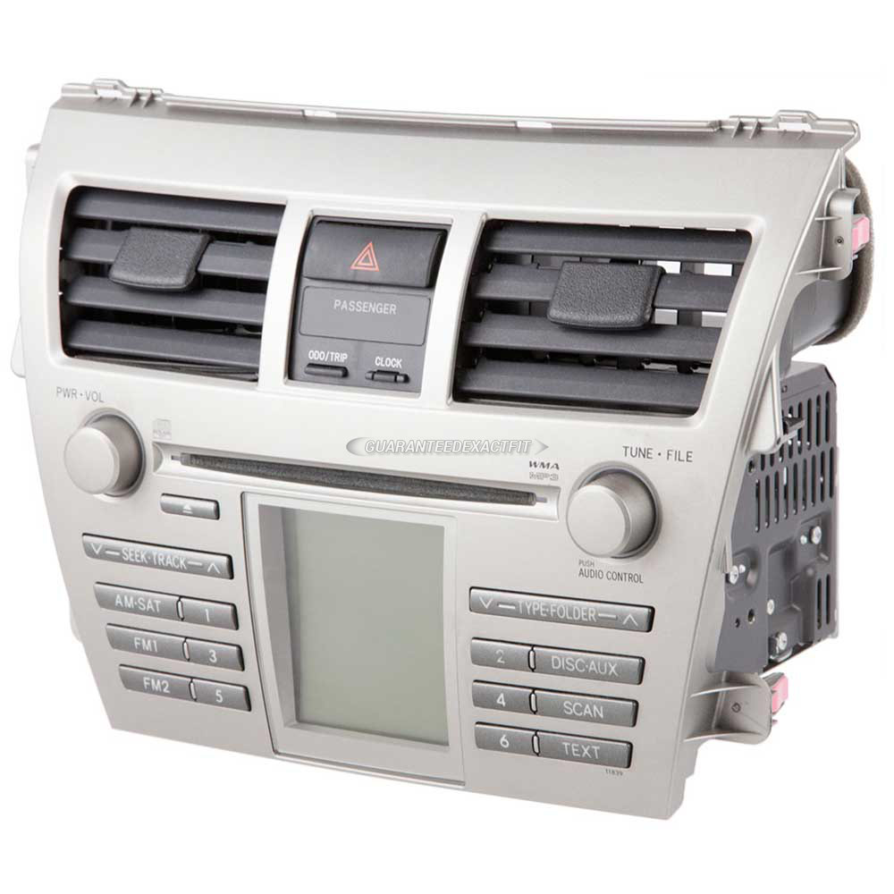 2010 Toyota Yaris Radio or CD Player RadioAMFMSingle CD with Face