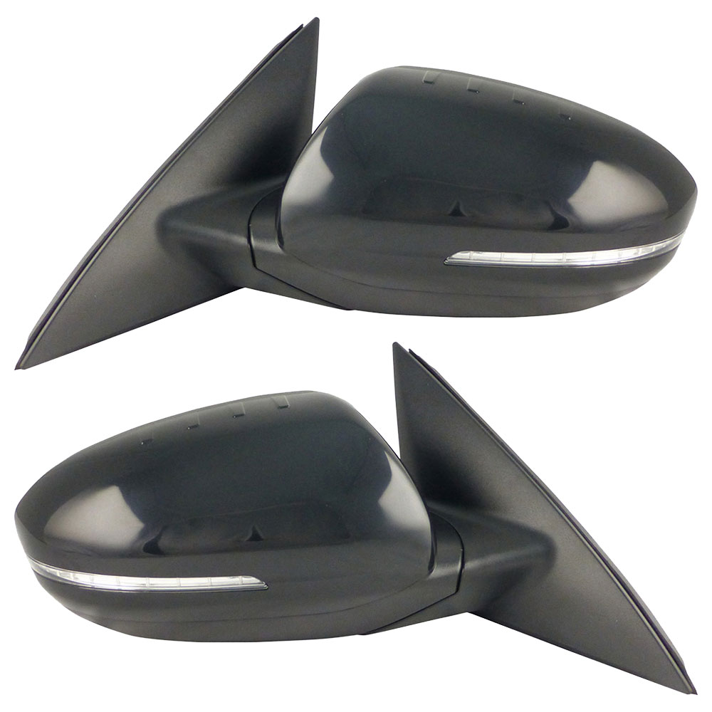2013 Kia Optima Side View Mirror Set w/ Heat - w/ Power - w/ Signal Lamp - Includes Hybrids 2013 Kia Optima Side Mirror Popped Off