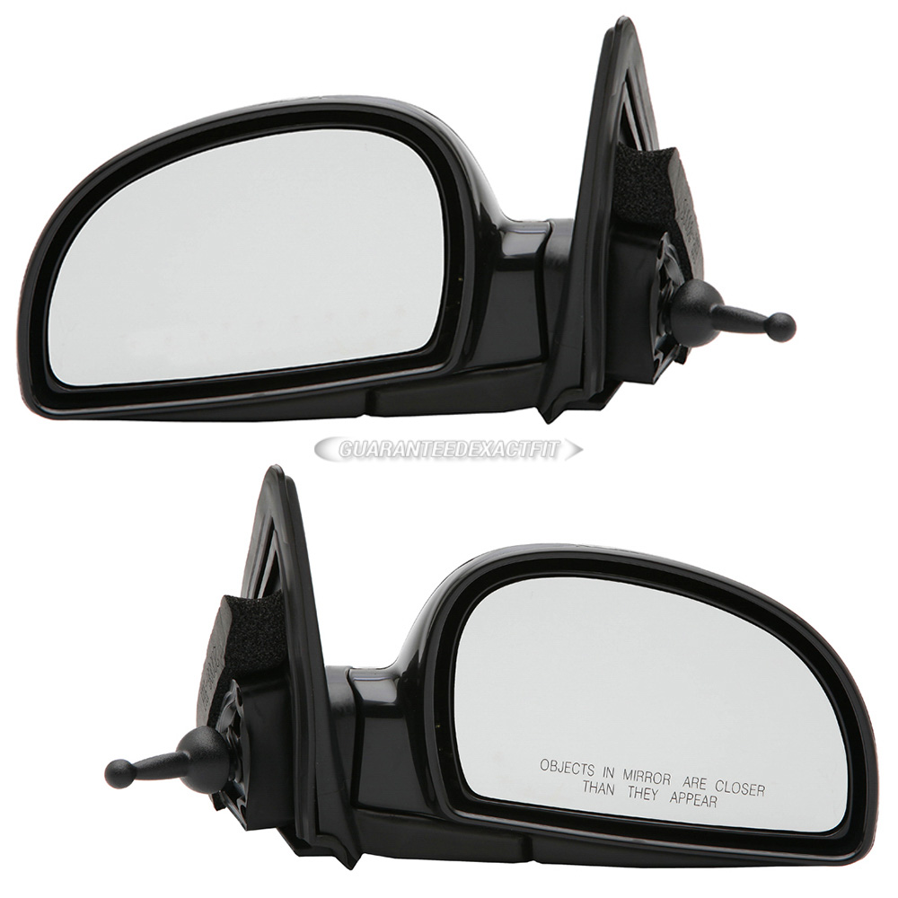 2003 Hyundai Accent Side View Mirror Set
