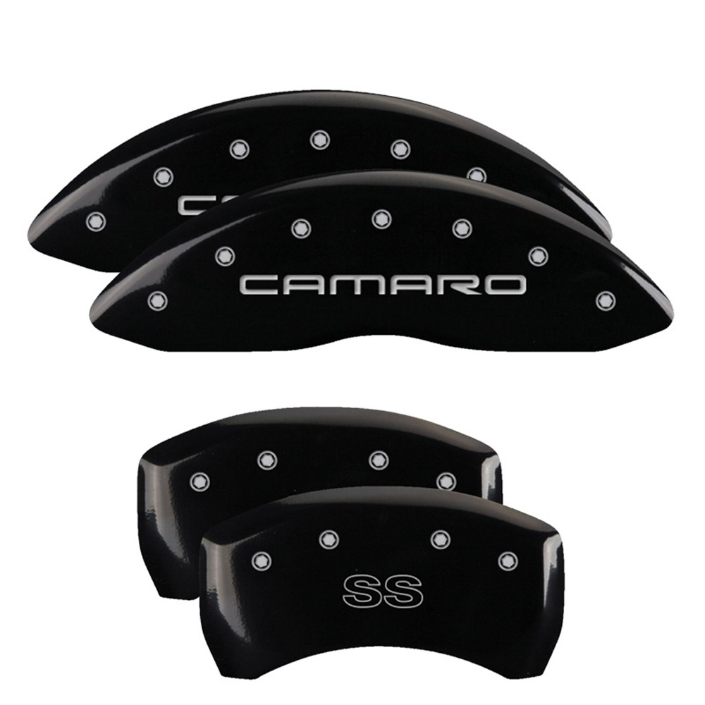 MGP Caliper Covers 14027SCS4BK Disc Brake Caliper Cover