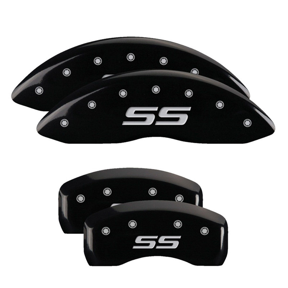MGP Caliper Covers 14217SSS4BK Disc Brake Caliper Cover