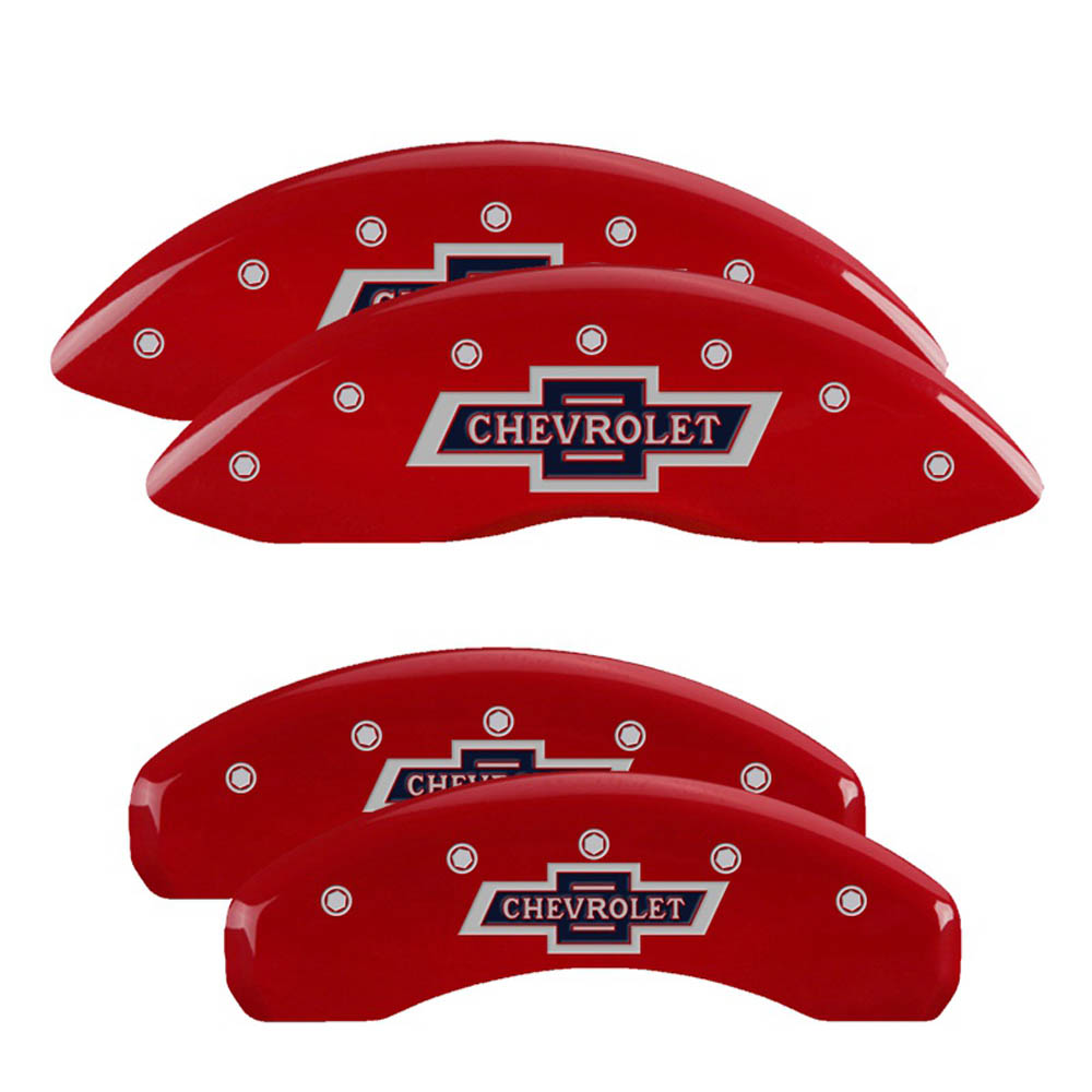 MGP Caliper Covers 14252SBANRD Disc Brake Caliper Cover