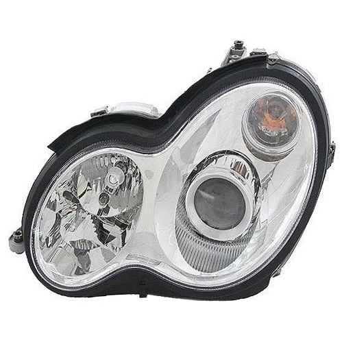 2007 Mercedes Benz C280 Headlight Assembly Pair