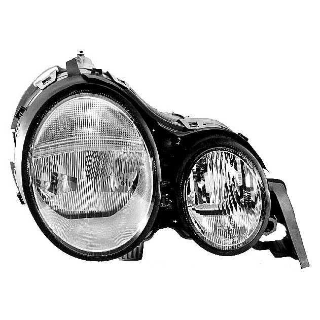 2000 Mercedes Benz E430 Headlight Assembly Pair