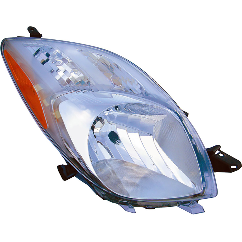 2007 Toyota Yaris Headlight Assembly Pair