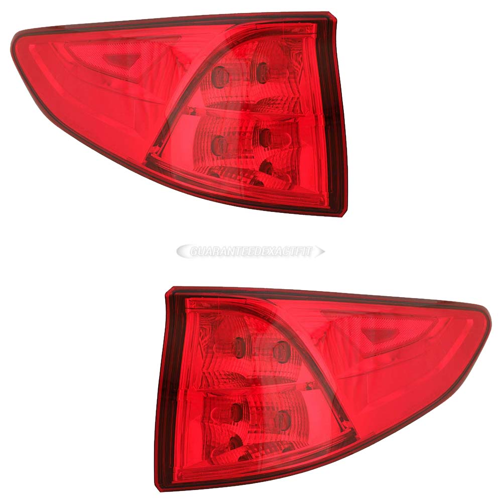 2021 Honda Odyssey Tail Light Assembly Pair