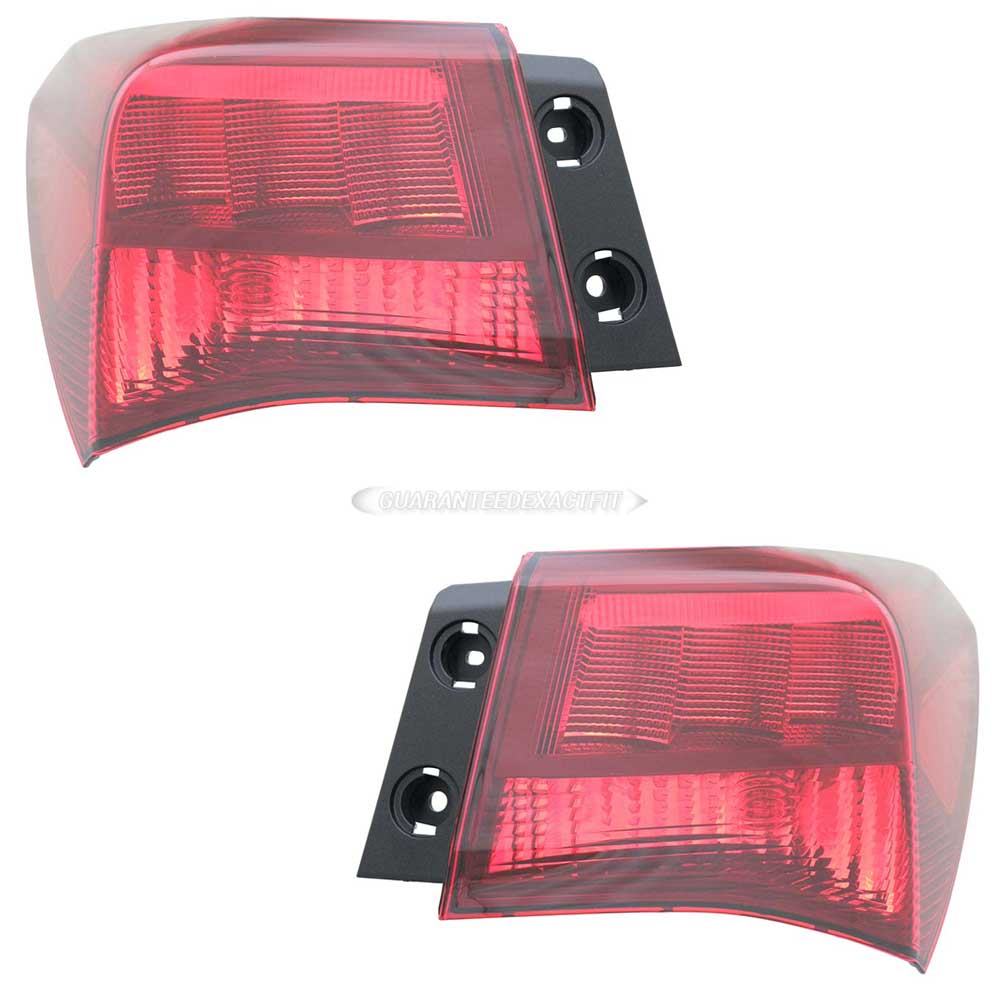 2017 Acura TLX Tail Light Assembly Pair