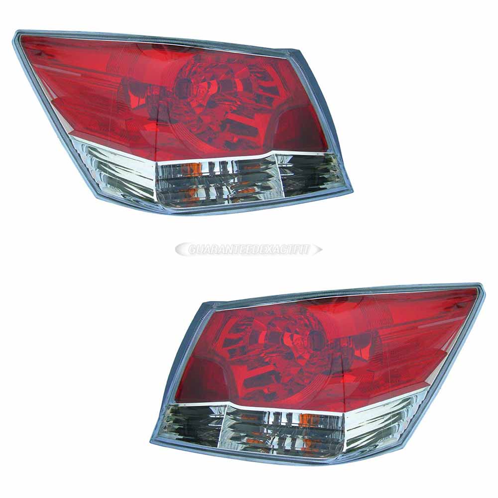 2012 Honda Accord Tail Light Assembly Pair