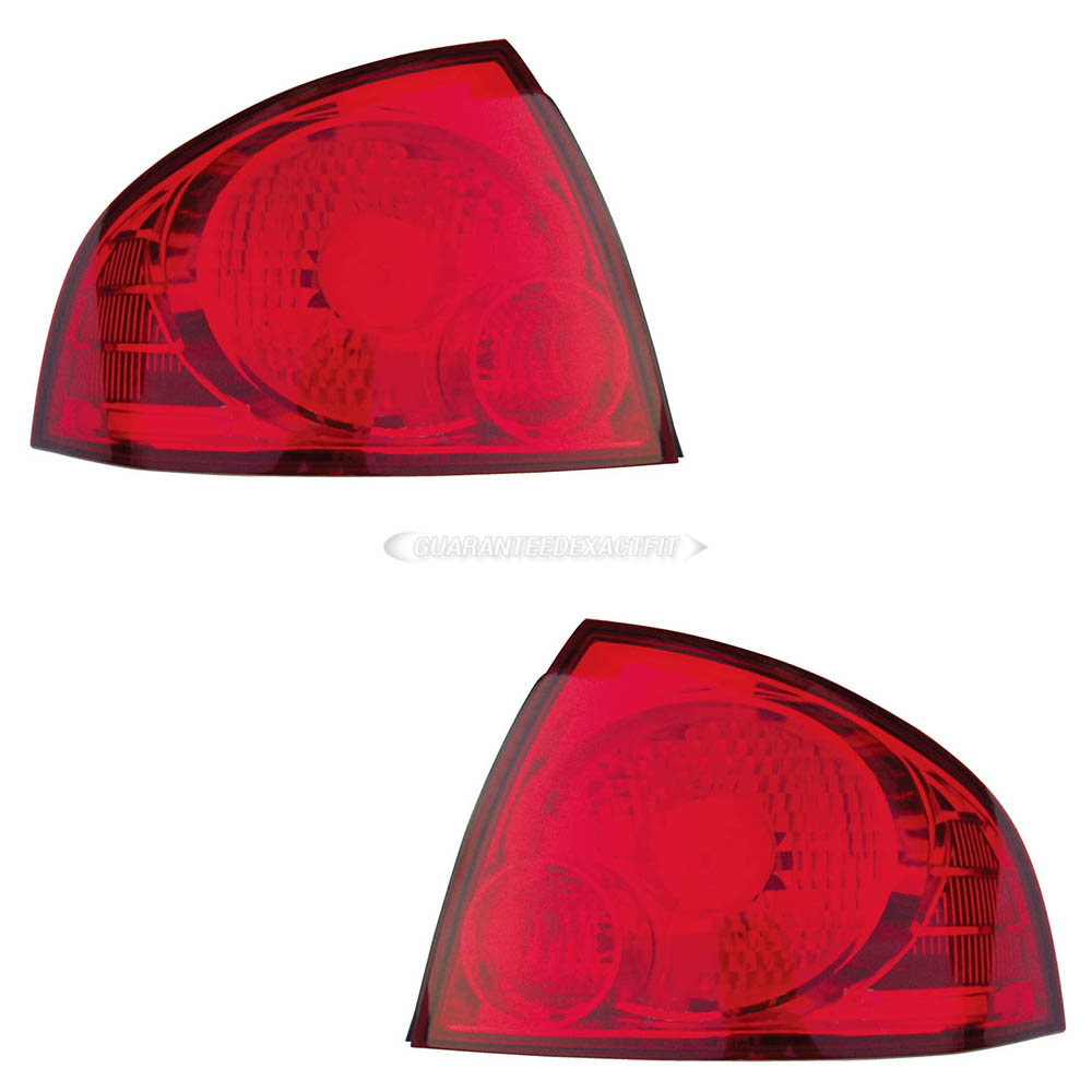 2006 Nissan Sentra Tail Light Assembly Pair
