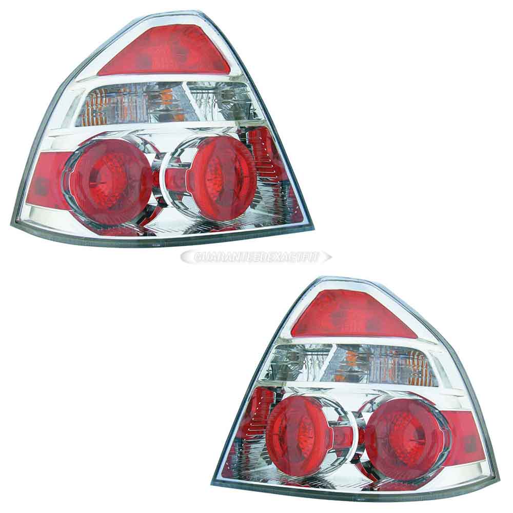 2008 Chevrolet Aveo Tail Light Assembly Pair