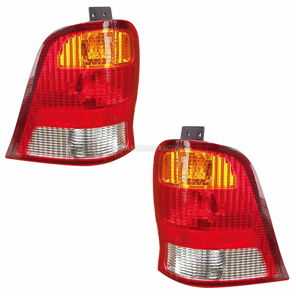 2000 Ford Windstar Tail Light Assembly Pair