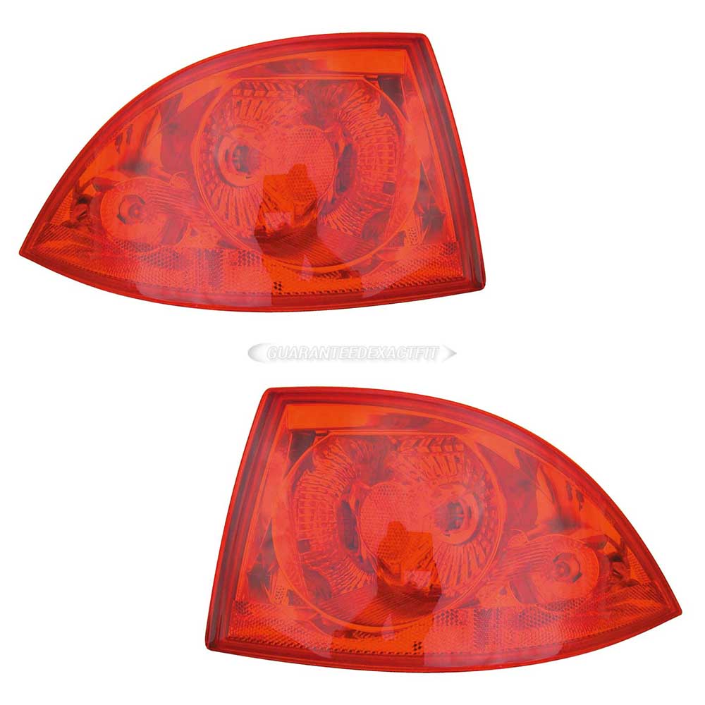 2011 Buick Lucerne Tail Light Assembly Pair