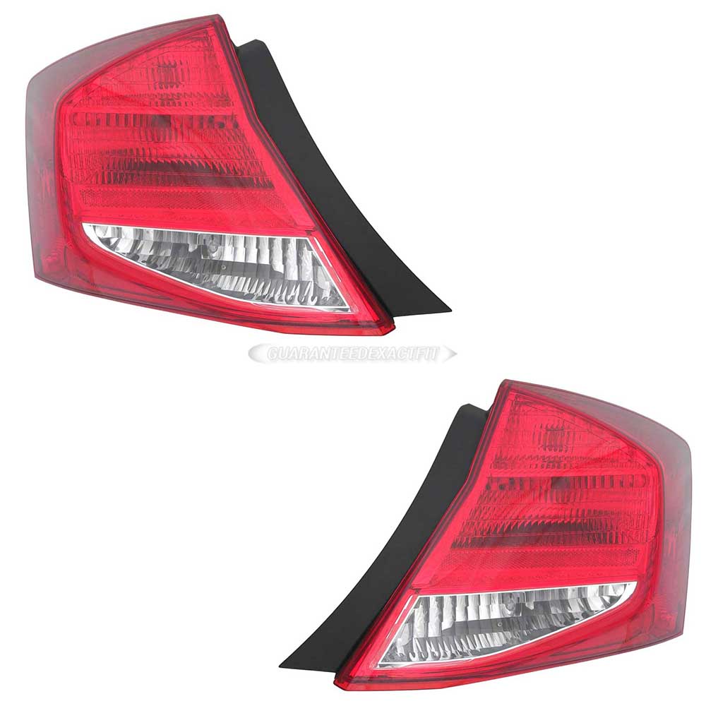 2012 Honda Accord Tail Light Assembly Pair