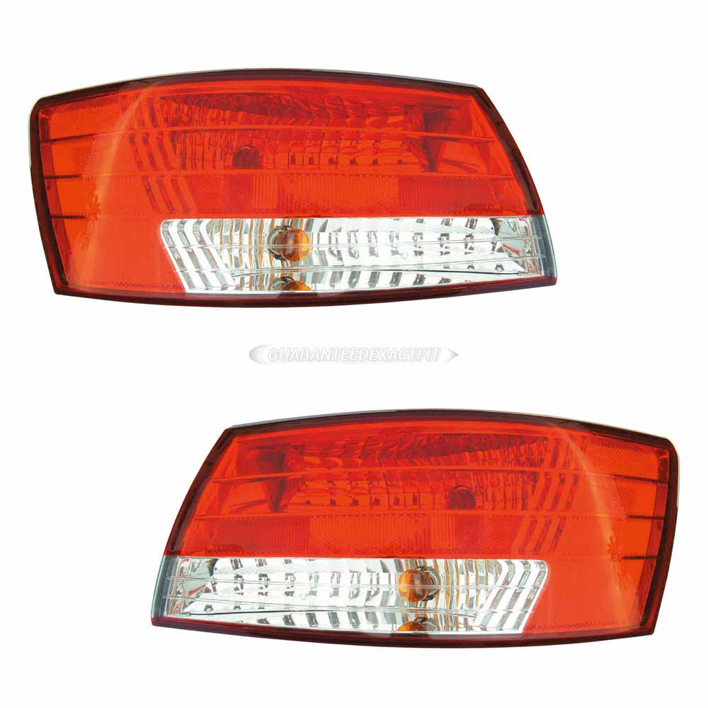 2007 Hyundai Sonata Tail Light Assembly Pair