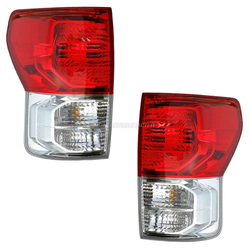 2011 Toyota Tundra Tail Light Assembly Pair