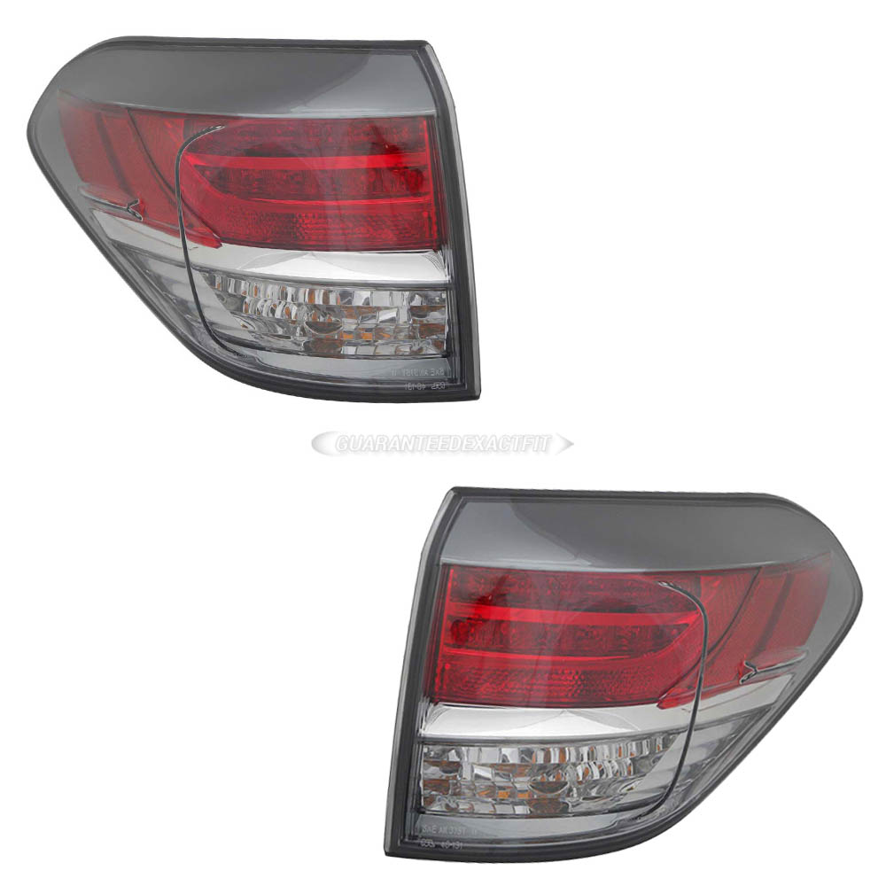 2013 Lexus RX350 Tail Light Assembly Pair