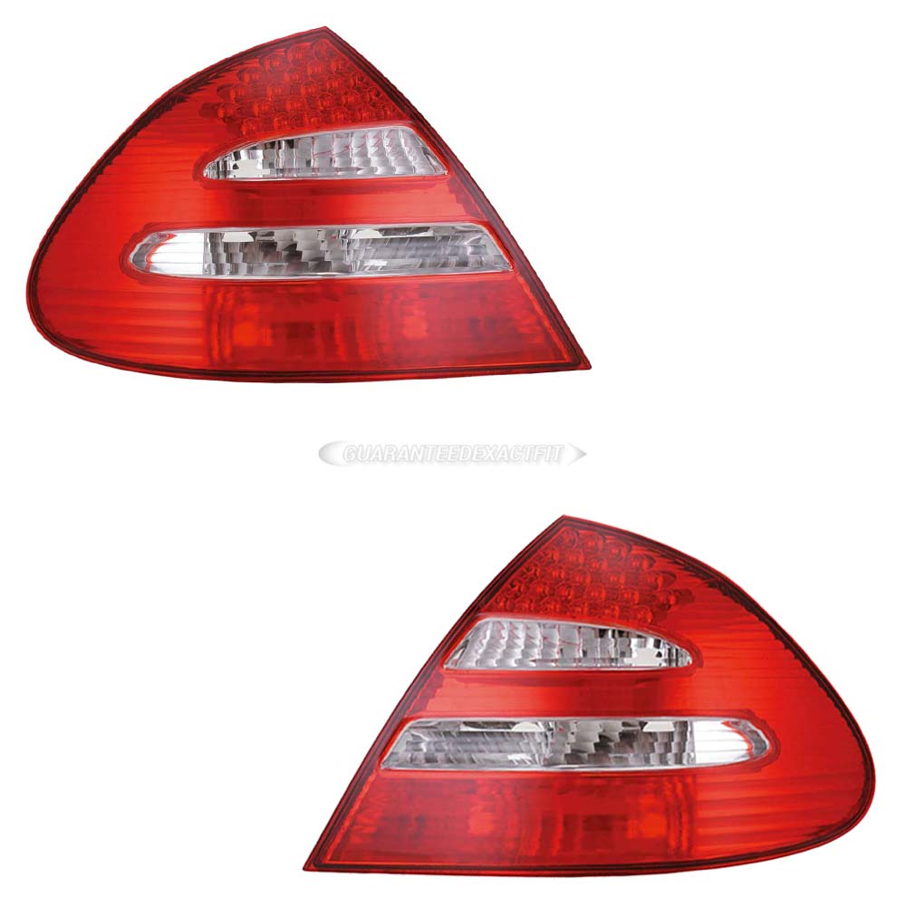 2003 Mercedes Benz E320 Tail Light Assembly Pair
