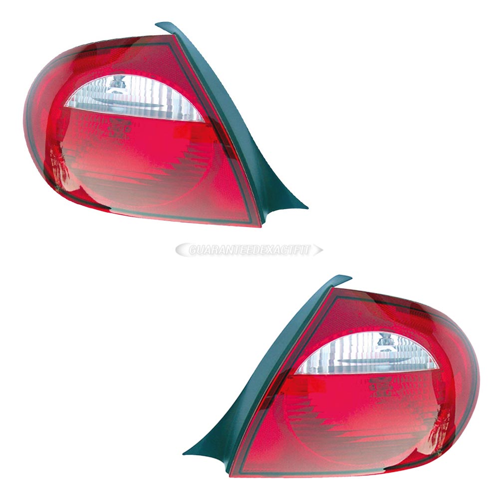 2003 Dodge Neon Tail Light Assembly Pair