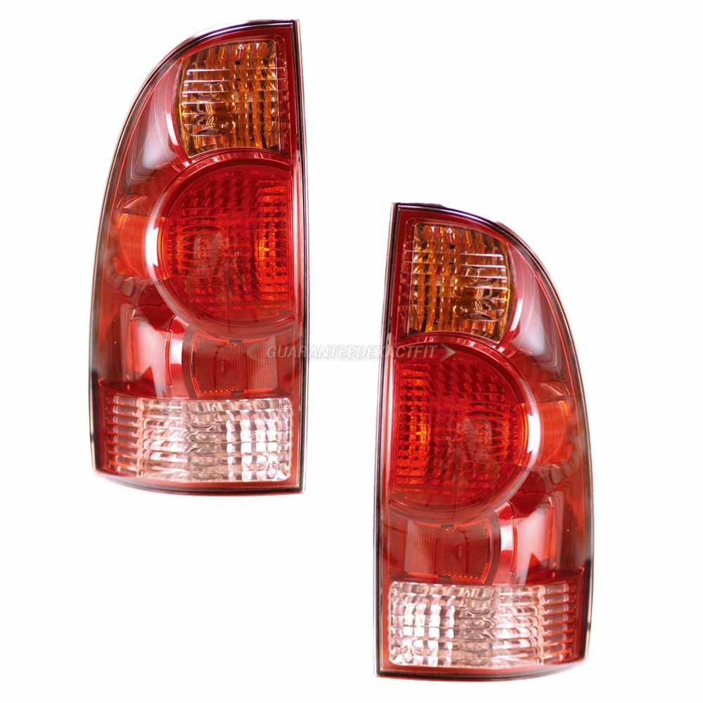 2012 Toyota Tacoma Tail Light Assembly Pair
