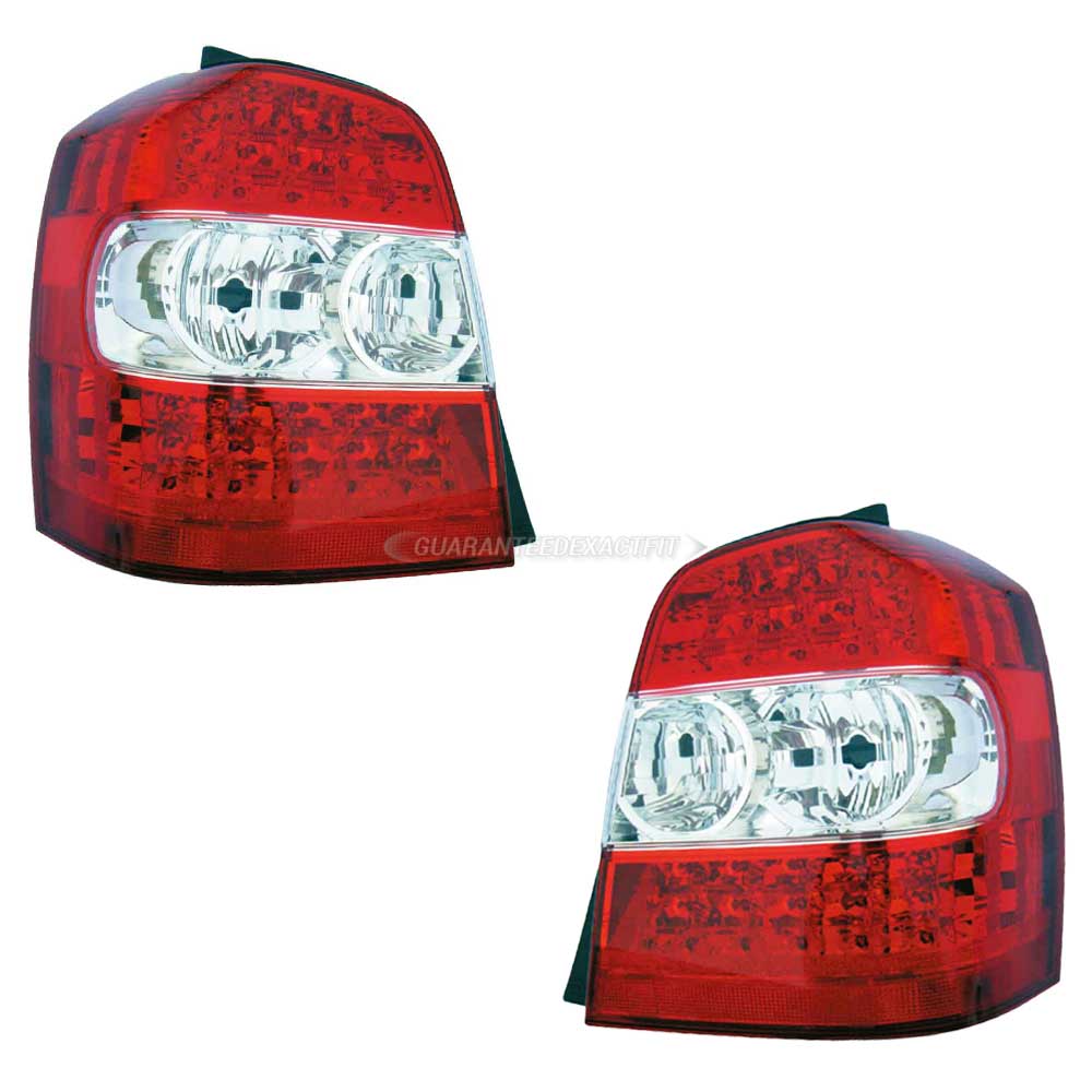 2007 Toyota Highlander Tail Light Assembly Pair