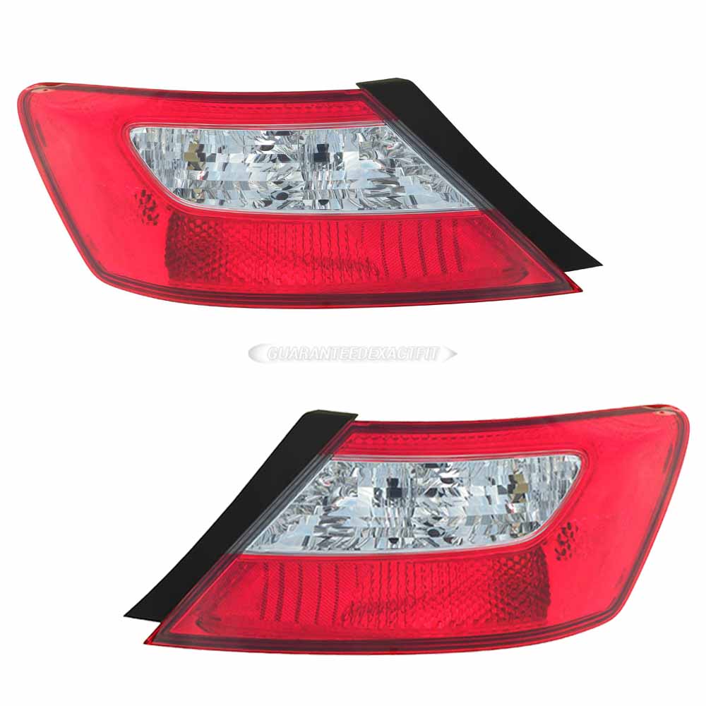2011 Honda Civic Tail Light Assembly Pair