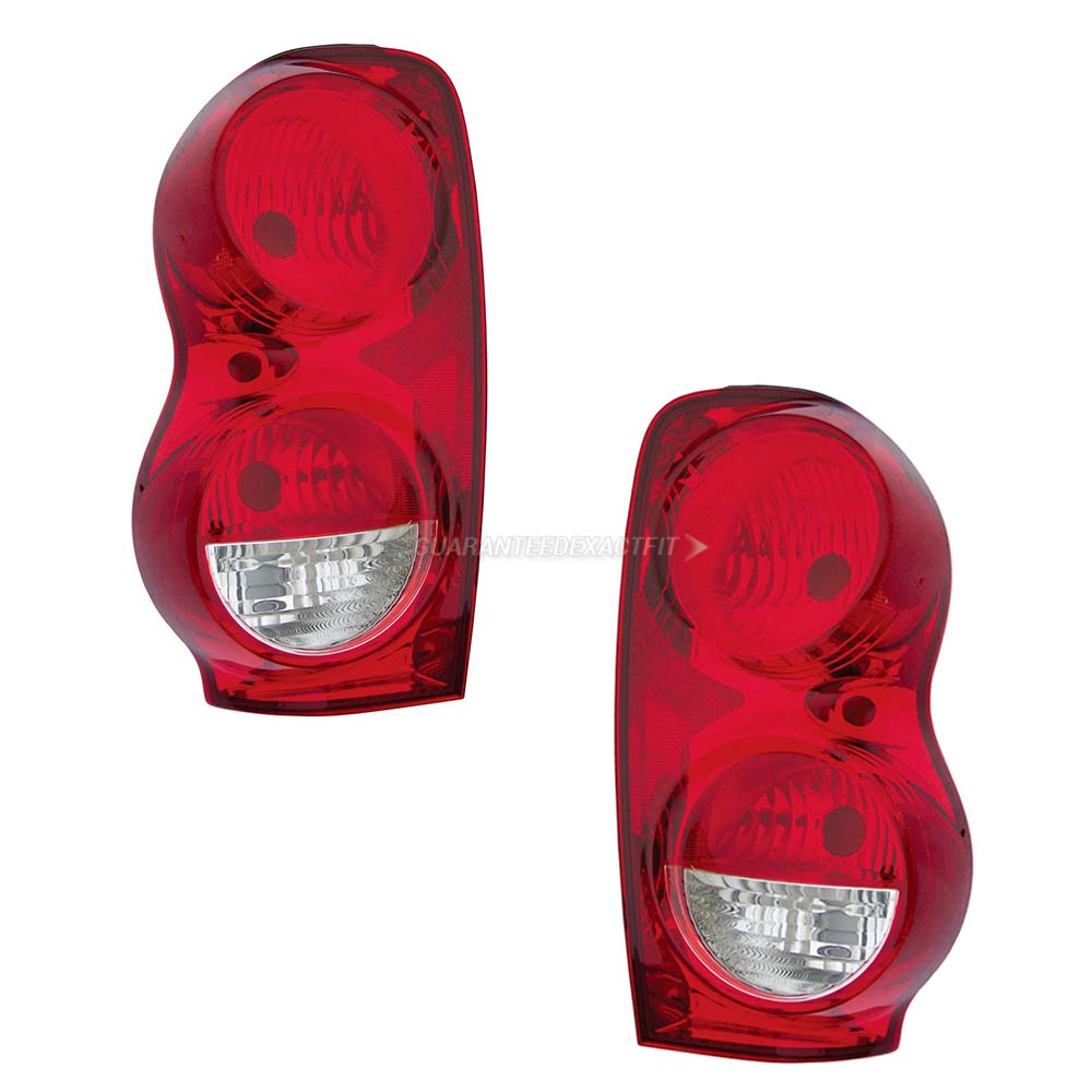2004 Dodge Durango Tail Light Assembly Pair