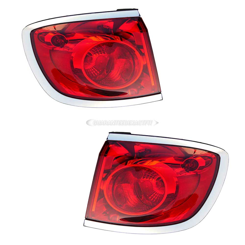 2012 Buick Enclave Tail Light Assembly Pair