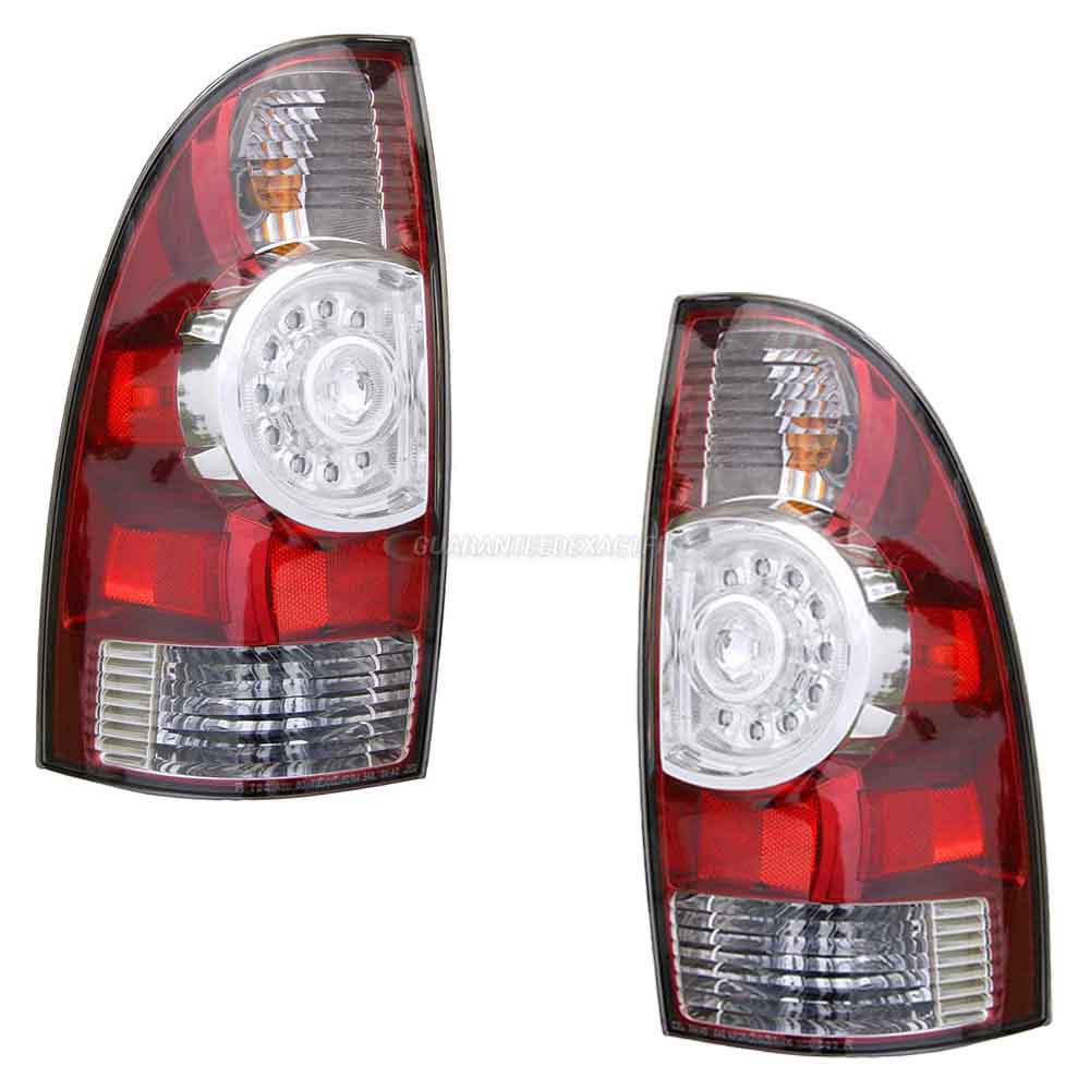 2012 Toyota Tacoma Tail Light Assembly Pair