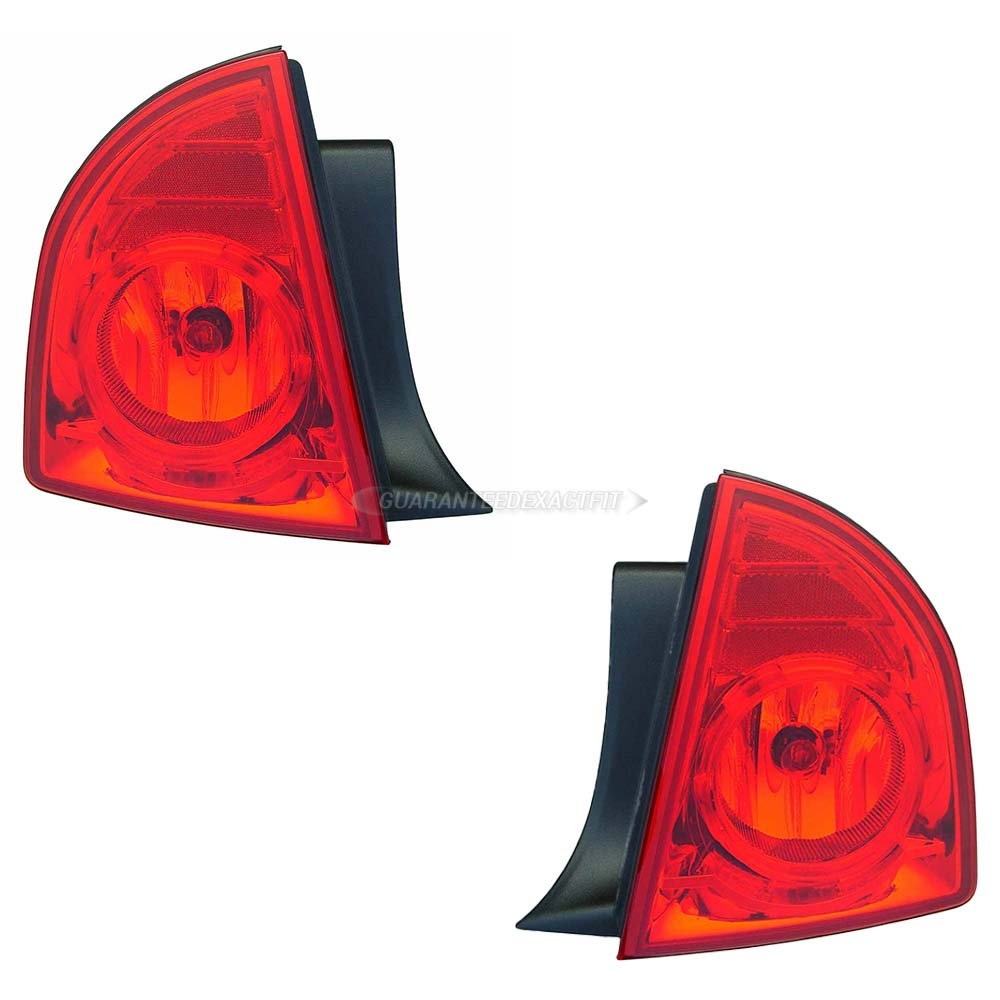 2012 Chevrolet Malibu Tail Light Assembly Pair