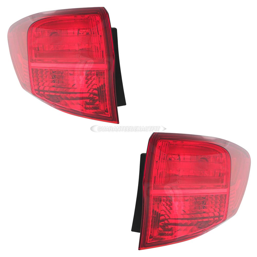 2013 Acura RDX Tail Light Assembly Pair