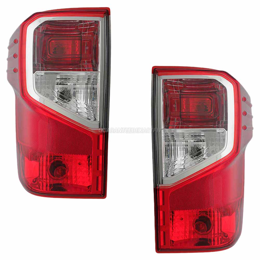2017 Nissan Titan Tail Light Assembly Pair