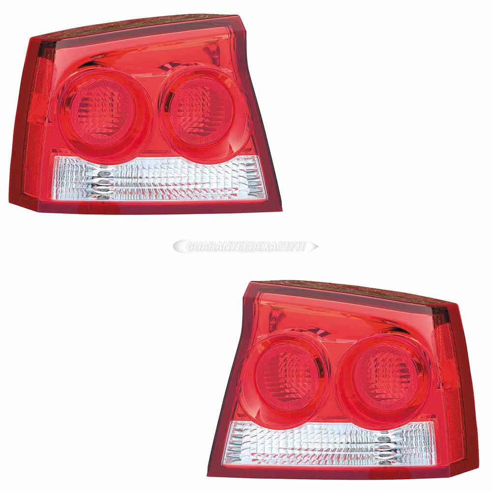2009 Dodge Charger Tail Light Assembly Pair