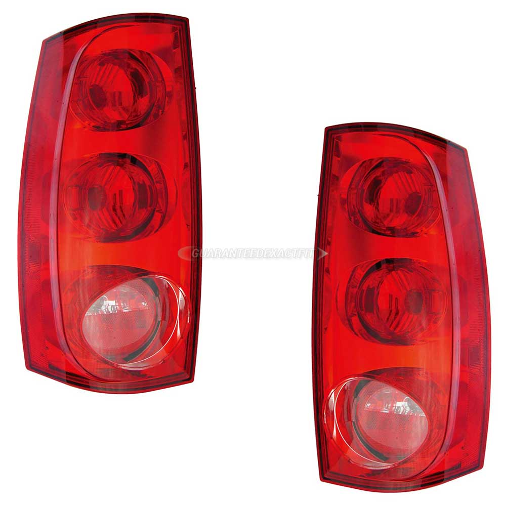 2009 Gmc Yukon Tail Light Assembly Pair