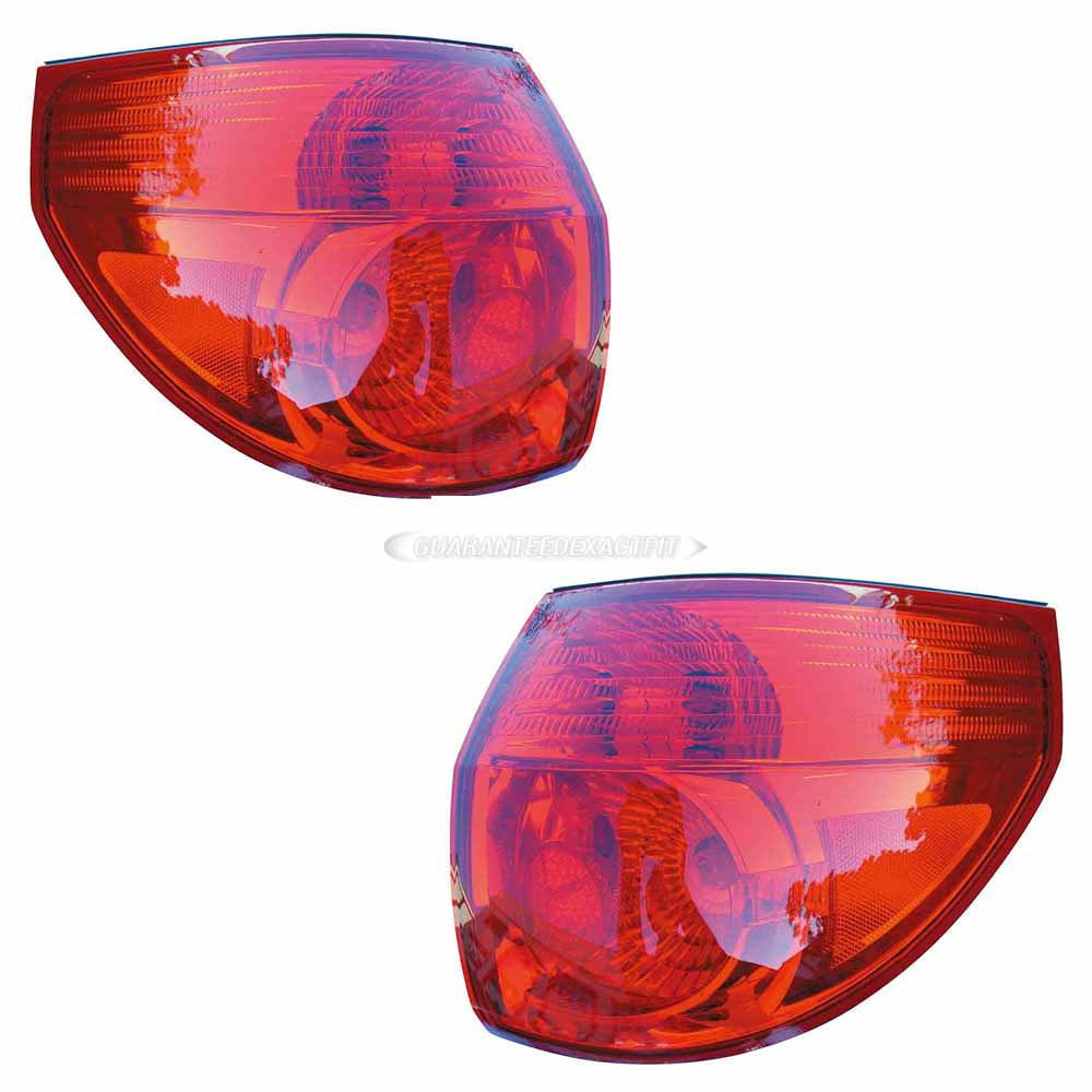 2006 Toyota Sienna Tail Light Assembly Pair