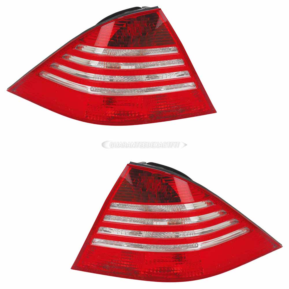 2004 Mercedes Benz S500 Tail Light Assembly Pair