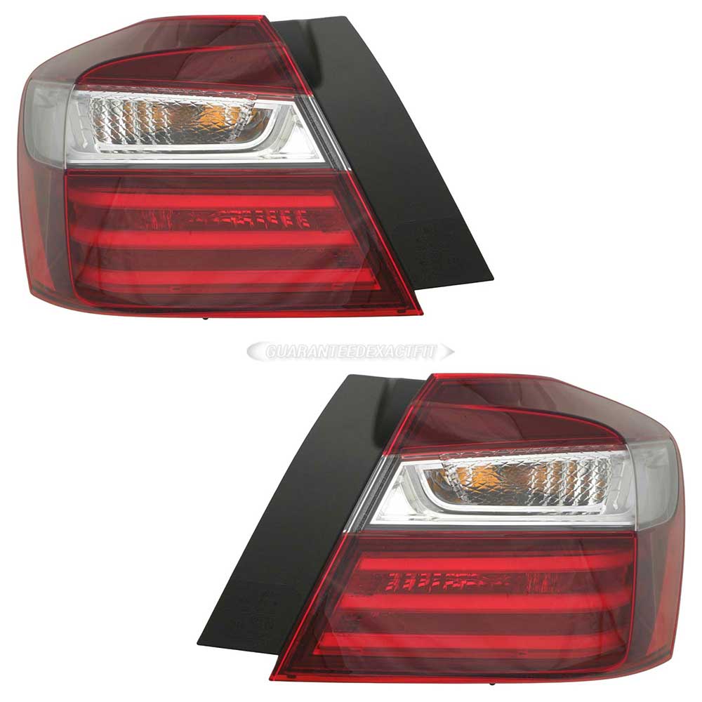 2017 Honda Accord Tail Light Assembly Pair