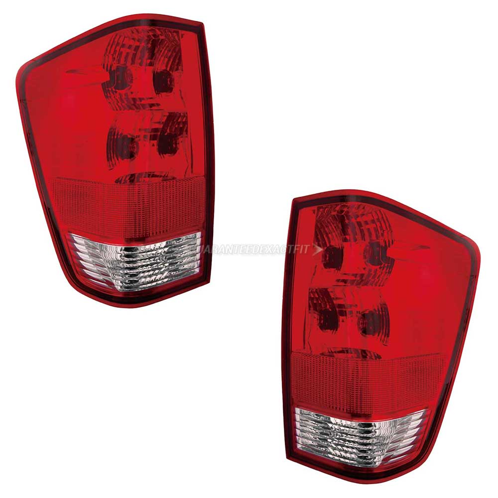 2010 Nissan Titan Tail Light Assembly Pair