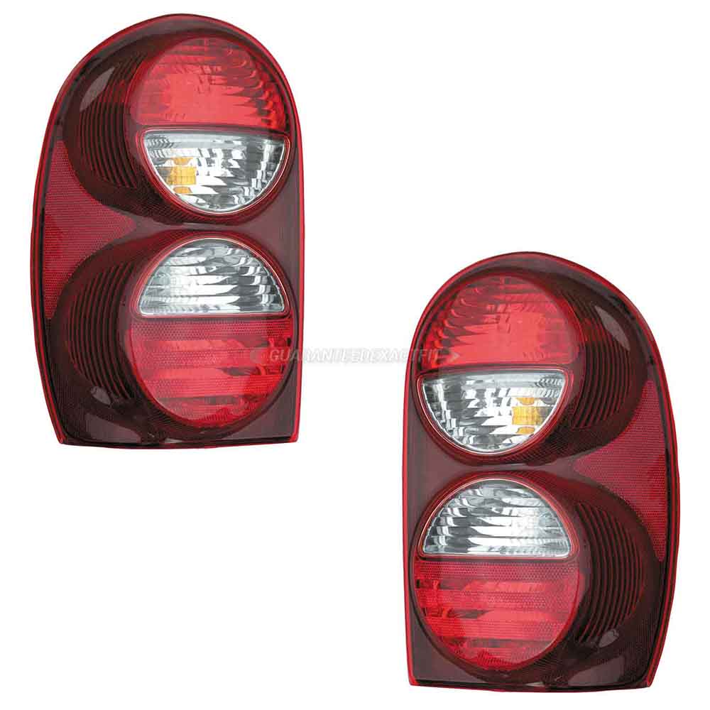2005 Jeep Liberty Tail Light Assembly Pair