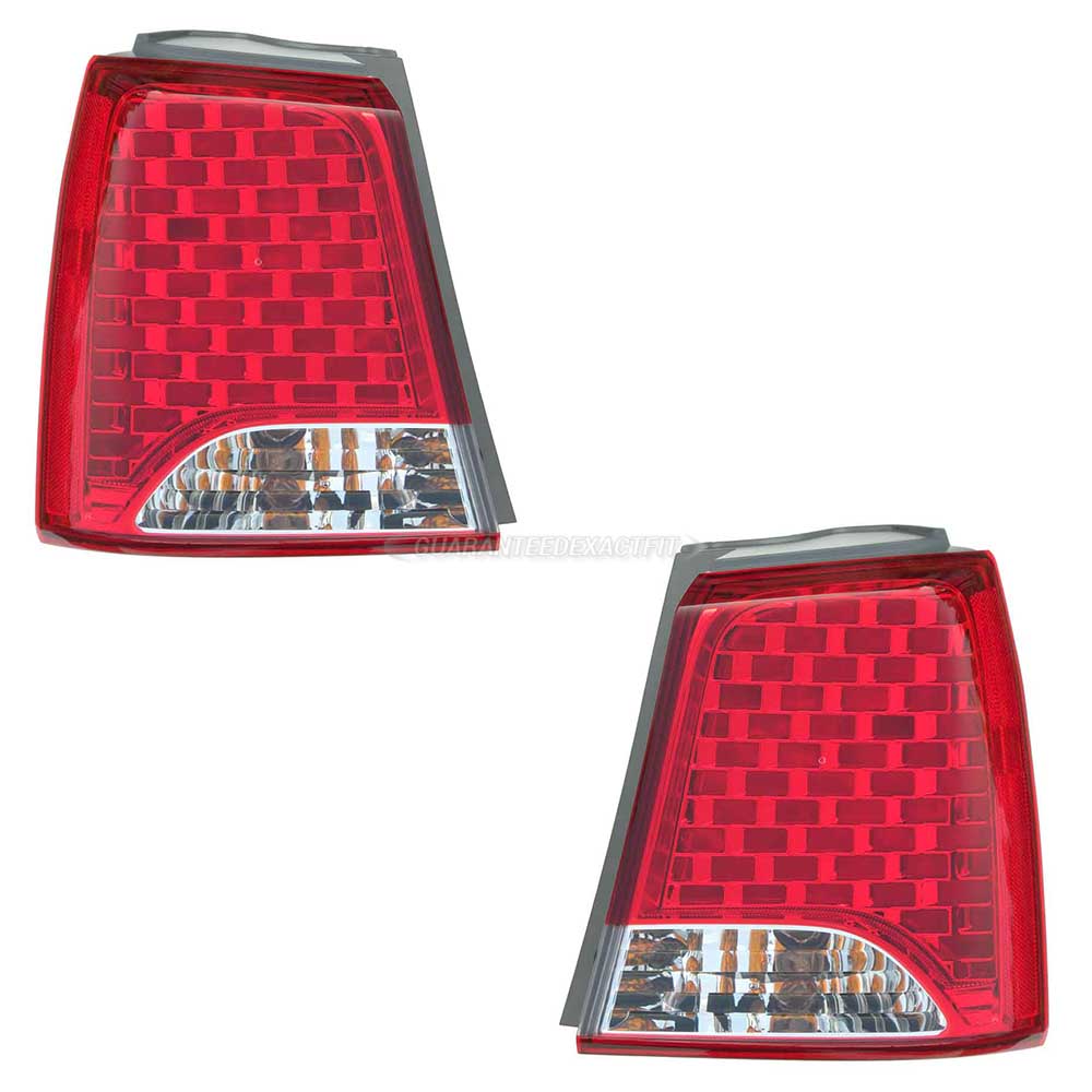 2012 Kia Sorento Tail Light Assembly Pair