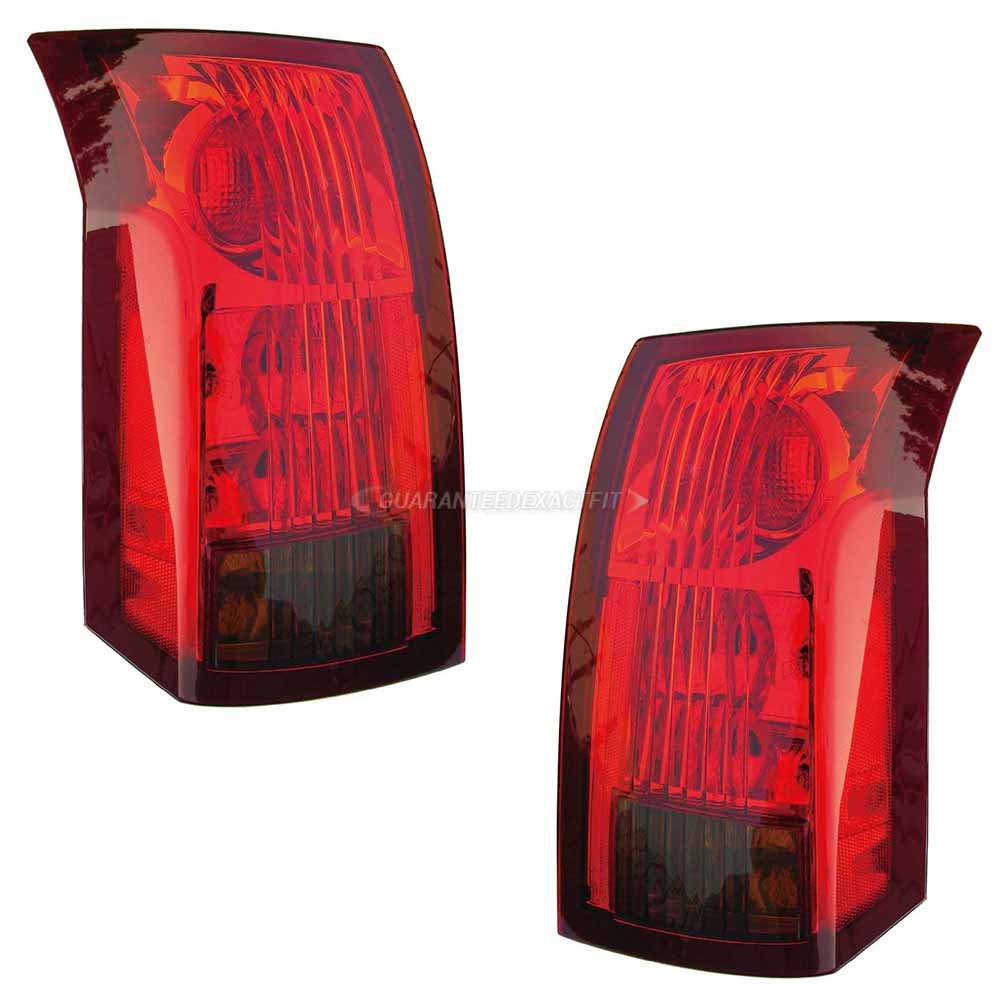 2007 Cadillac CTS Tail Light Assembly Pair