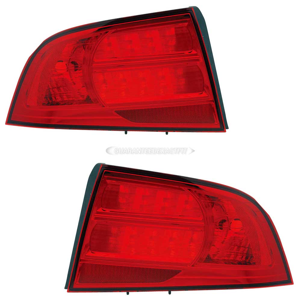 2004 Acura TL Tail Light Assembly Pair