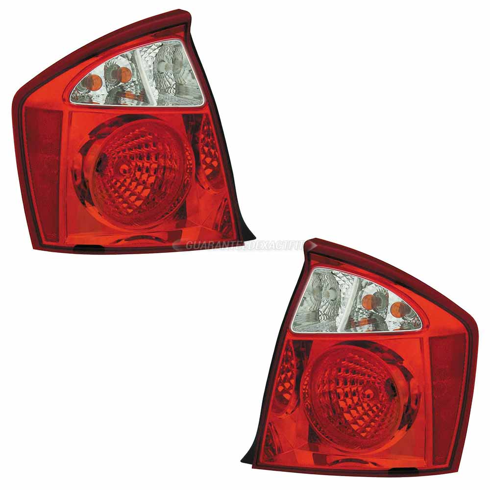 2006 Kia Spectra Tail Light Assembly Pair
