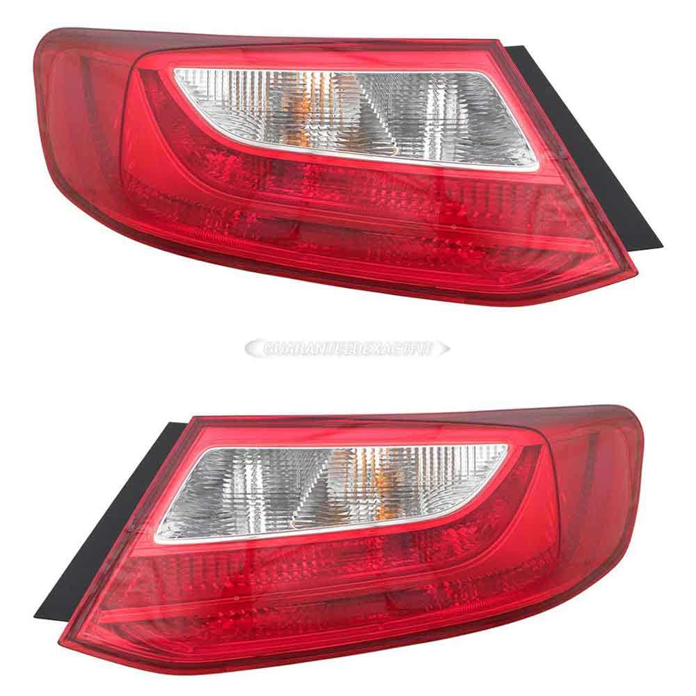 2015 Honda Accord Tail Light Assembly Pair