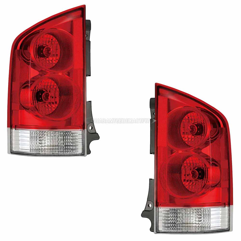 2012 Nissan Armada Tail Light Assembly Pair