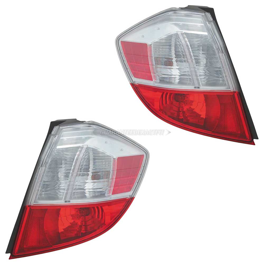 2012 Honda Fit Tail Light Assembly Pair