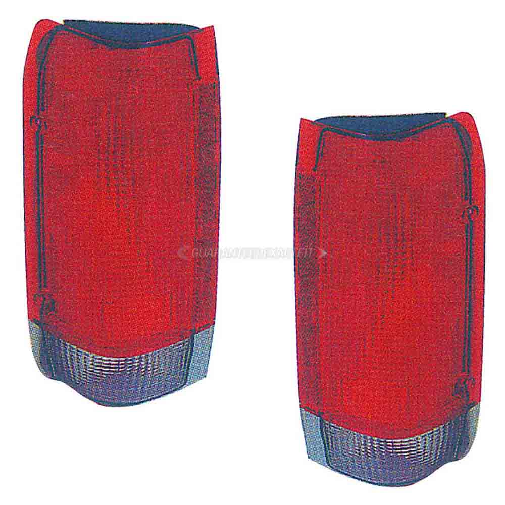 1987 Ford Bronco Tail Light Assembly Pair