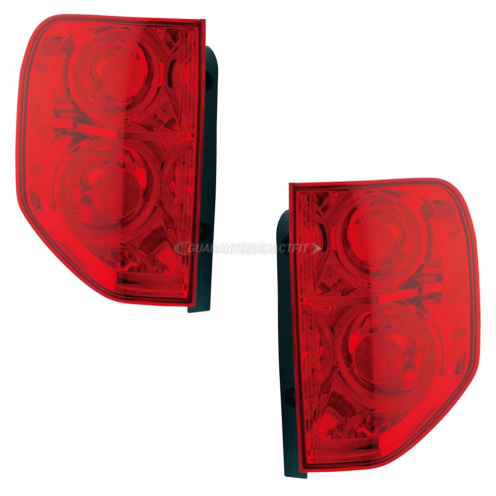 2004 Honda Pilot Tail Light Assembly Pair