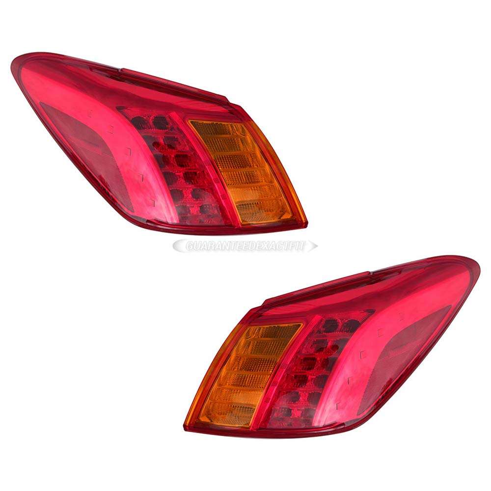 2009 Nissan Murano Tail Light Assembly Pair