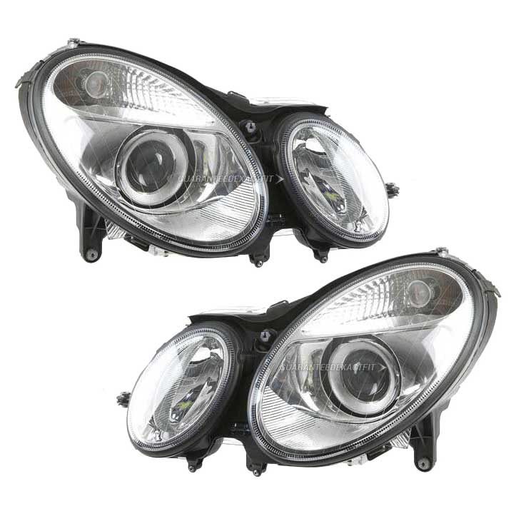 2013 Mercedes Benz e350 headlight assembly pair 