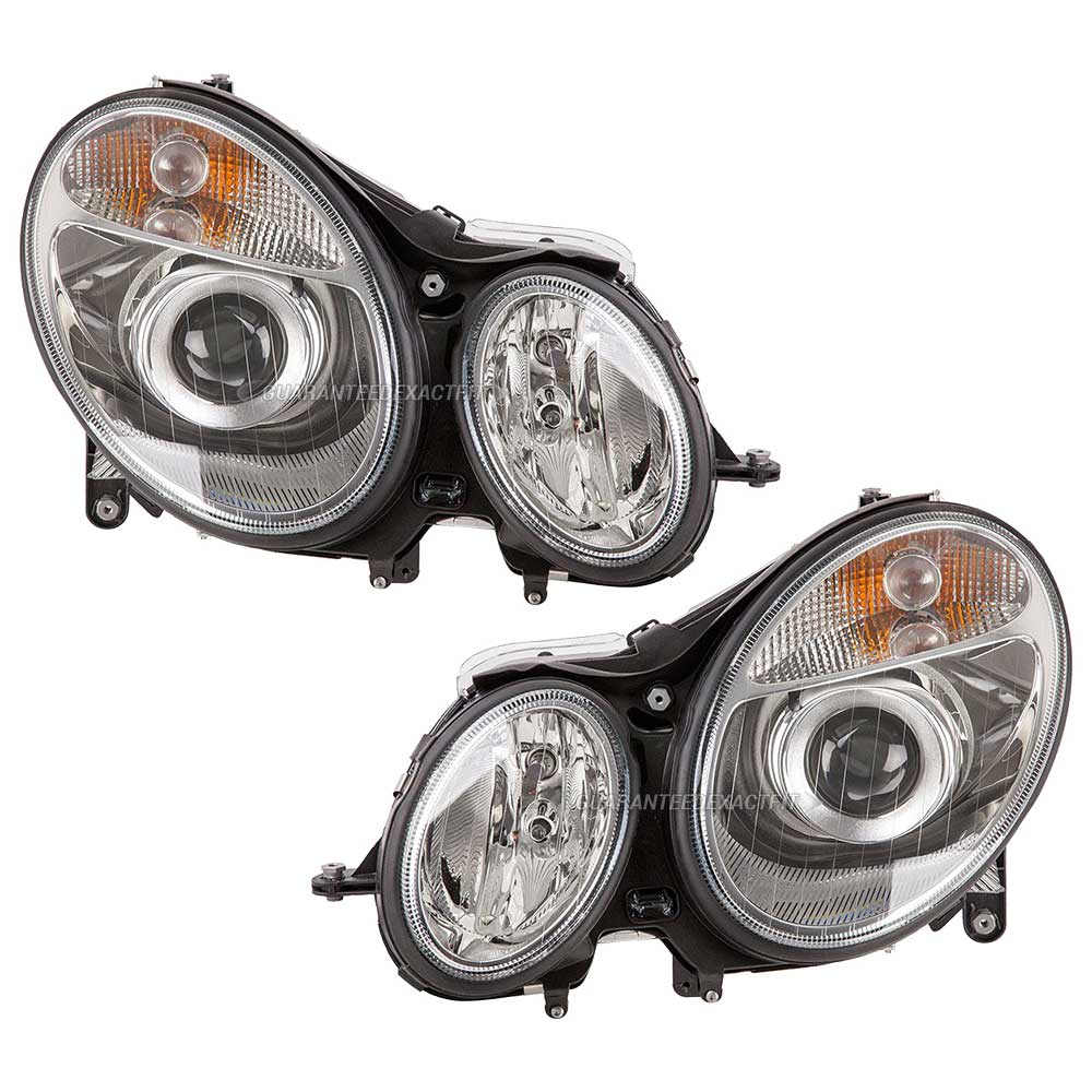 2007 Mercedes Benz E350 Headlight Assembly Pair Headlight Assembly Pair